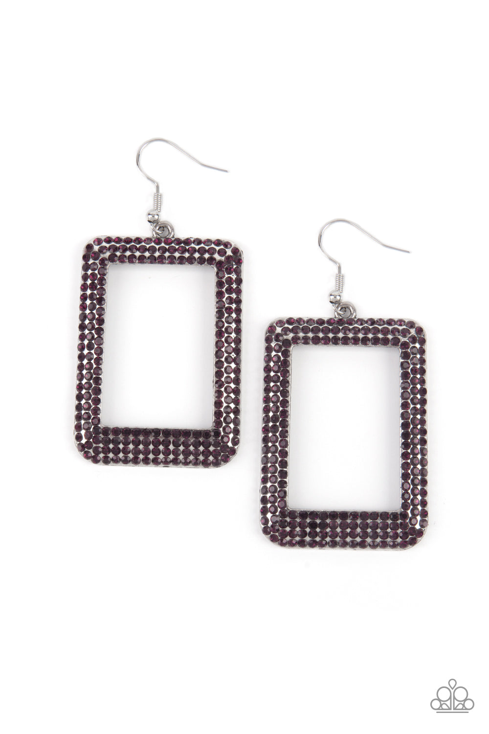 World FRAME-ous - Purple - Rhinestones
