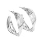 Curves In All The Right Places - Silver - Hoops
