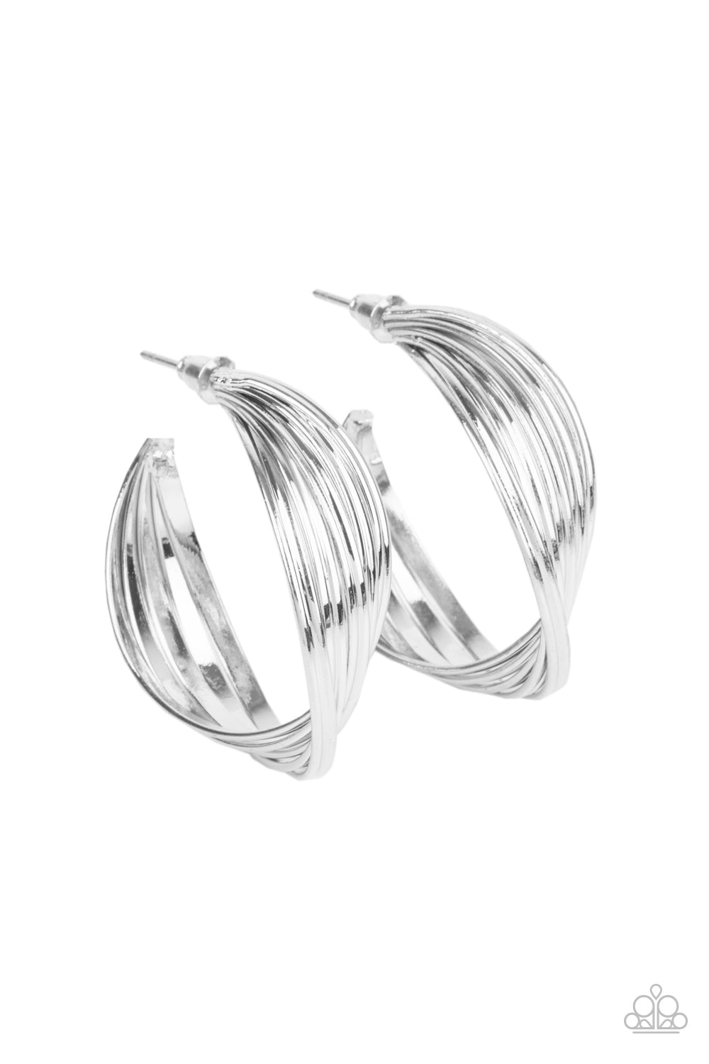 Curves In All The Right Places - Silver - Hoops