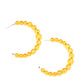 In The Clear - Orange - Bead - Hoop